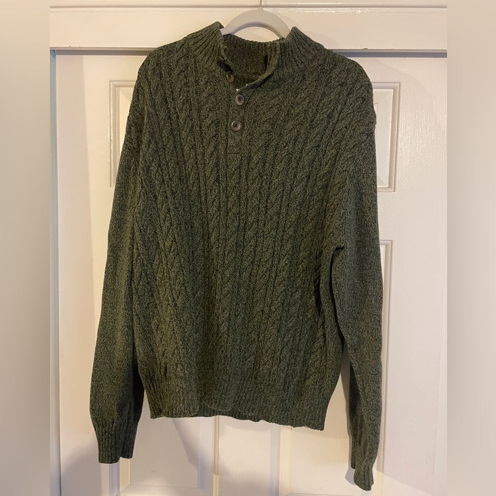 Men’s Green Quarter Button Up